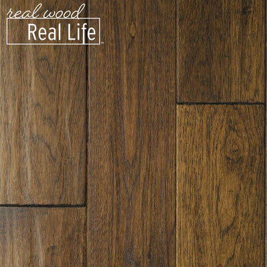 Hickory Sable Hand Sculpted 3/4 in. Thick x 4 in. Wide x Random Length Solid Hardwood Flooring (16 sq. ft. / case)