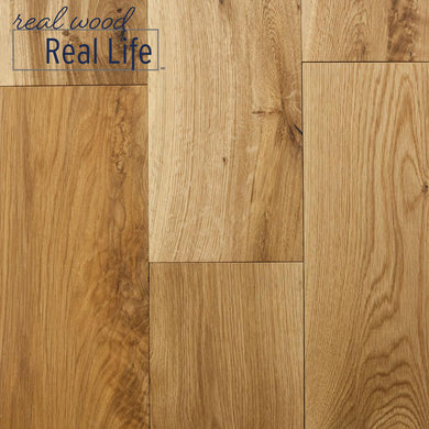 Castlebury Natural Eurosawn White Oak 3/4 in. T x 5 in. W x Random Length Solid Hardwood Flooring (20 sq. ft. / case)