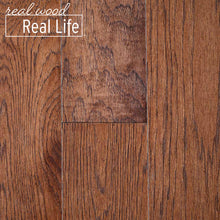 Load image into Gallery viewer, Lightly Brushed Oak Provincial 3/8 in. T x 5 in. W x Random Lengths Engineered Hardwood Flooring (24.5 sq. ft. / case)