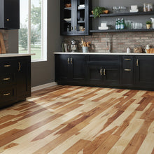 Load image into Gallery viewer, Natural Hickory 3/4 in. T x 2-1/4 in. W Smooth Solid Hardwood Flooring (24 sq.ft./case)