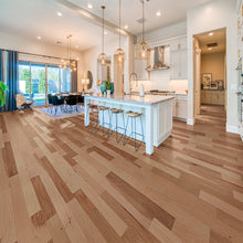 Load image into Gallery viewer, Natural Hickory 3/8 in. T x 5 in. W Tongue and Groove Scraped Engineered Hardwood Flooring (24.5 sq. ft. / Case)