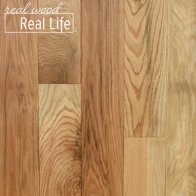 Red Oak Natural 3/8 in. Thick x 3 in. Wide x Random Length Engineered Hardwood Flooring (25.5 sq. ft. / case)