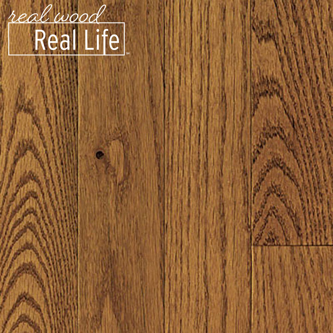 Oak Honey Wheat 3/8 in. Thick x 3 in. Wide x Random Length Engineered Hardwood Flooring (25.5 sq. ft. / case)