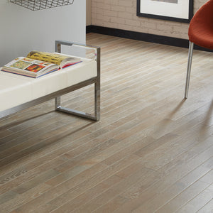 Oak Driftwood Brushed 3/4 in. Thick x 3 in. Wide x Varying Length Solid Hardwood Flooring (24 sq. ft. / case)