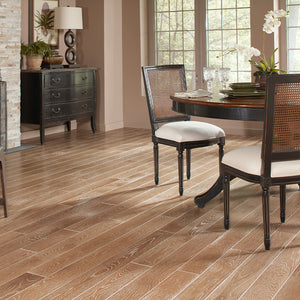 Oak Charleston Sand Wire Brushed 3/4 in. Thick x 3 in. Wide x Varying Length Solid Hardwood Flooring (24 sq. ft. / case)