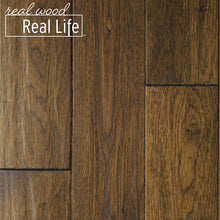 Load image into Gallery viewer, Hickory Sable Hand Sculpted 3/4 in. Thick x 4 in. Wide x Random Length Solid Hardwood Flooring (16 sq. ft. / case)