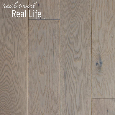 Castlebury Stonington Eurosawn White Oak 3/4 in. T x 5 in. W x Random Length Solid Hardwood Flooring (20 sq. ft. / case)