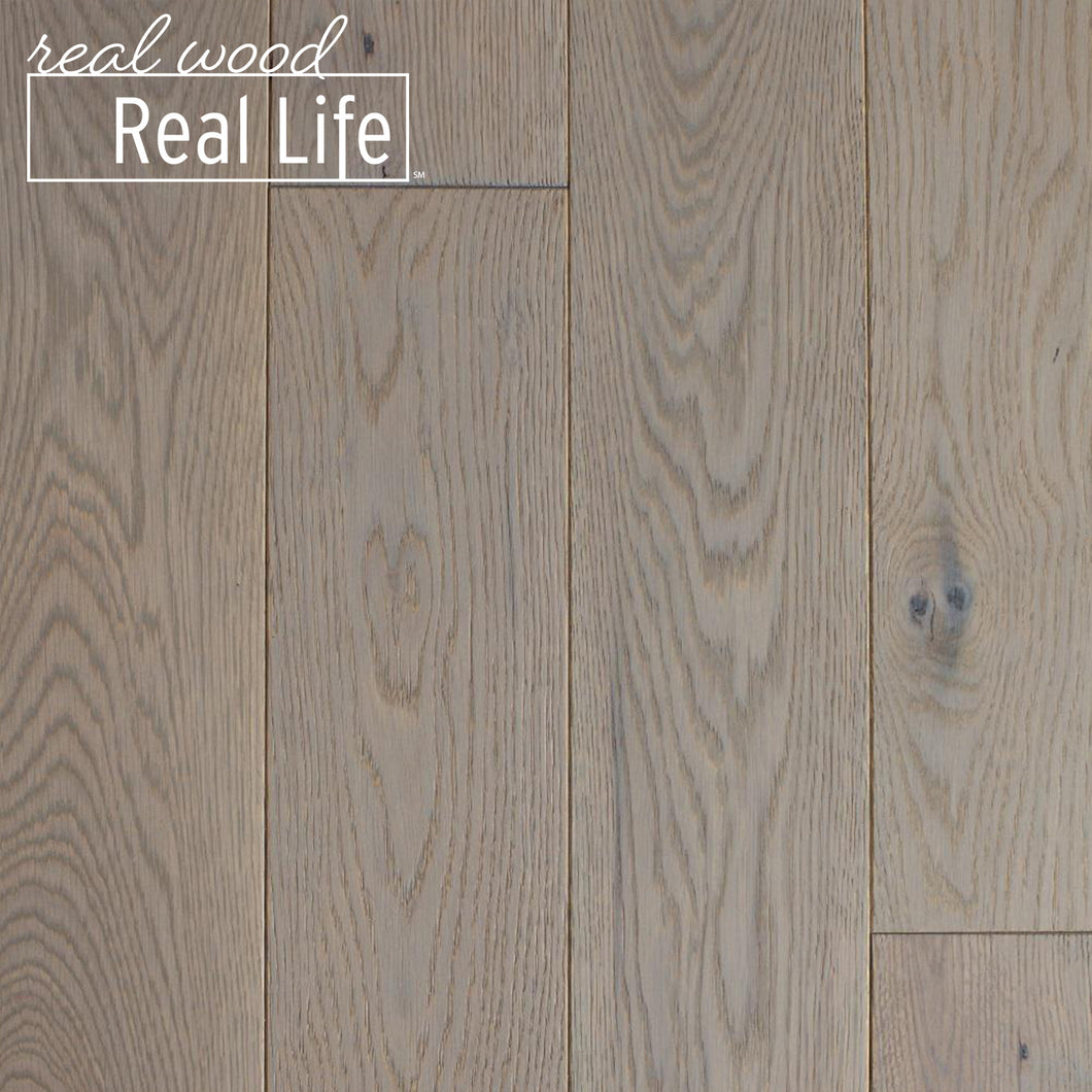 Castlebury Stonington Eurosawn White Oak 3/4 in. T x 5 in. W x Random Length Solid Hardwood Flooring (20 sq. ft. / case)