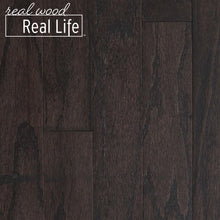 Load image into Gallery viewer, Lightly Brushed Oak Espresso 3/8 in. T x 5 in. W x Random Lengths Engineered Hardwood Flooring (24.5 sq. ft. / case)