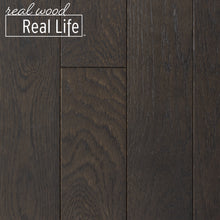 Load image into Gallery viewer, Wire Brushed Red Oak Char 3/4 in. T x 4 in. W x Random Length Solid Hardwood Flooring (16 sq. ft. / case)