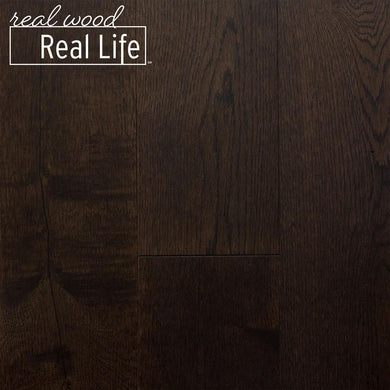 Castlebury French Roast Eurosawn White Oak 3/4 in. T x 4 in. W x Random Length Solid Hardwood Flooring (16 sq. ft./case)